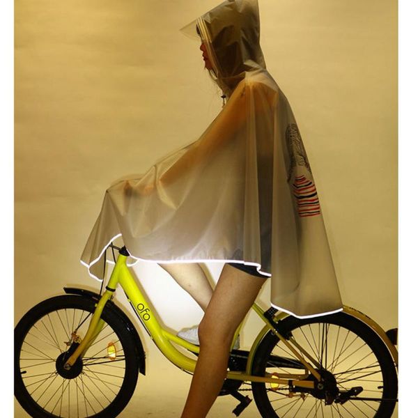 

raincoats eva fashion raincoat bicycle poncho shared with reflective hiking cloak adult