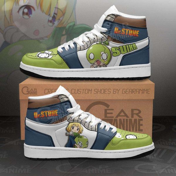 

suika sneakers dr. stone custom anime sport shoes