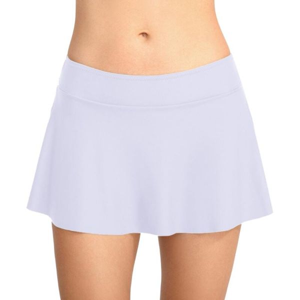 

womens high waist swim skirt bikini bottom swimwear summer beach briefs bottoms swimsuit mini thong #20% one-piece suits