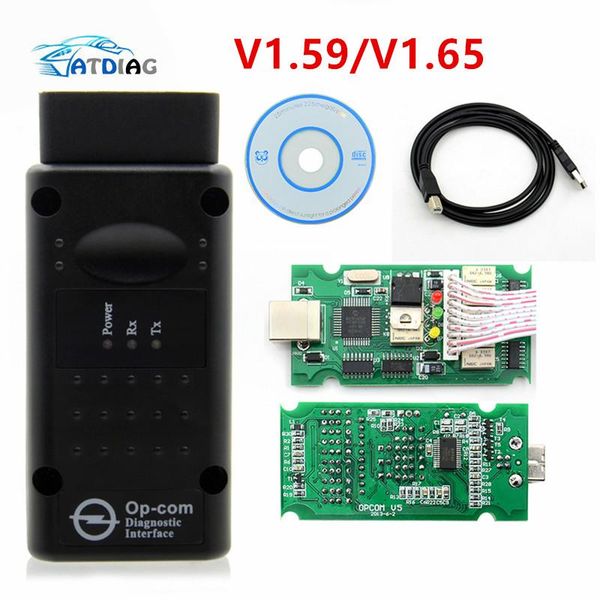 

code readers & scan tools op-com v1.59 v1.65 version op com auto reader diagnostic tool scanner with chip obd2 opcom can bus for