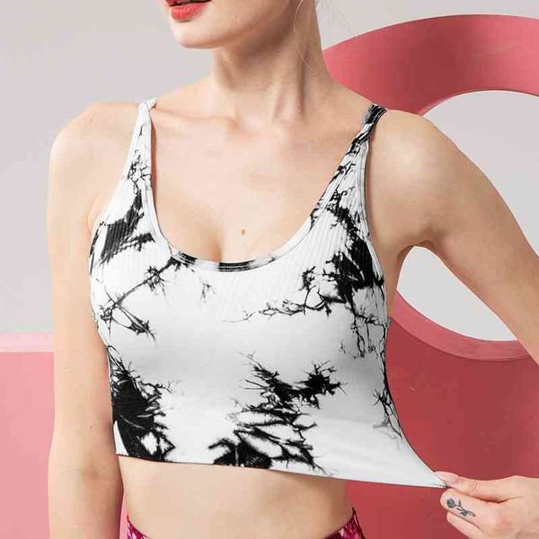 

women's running sports high elastic yoga naked sense fitness bra, Black;white