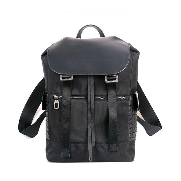 

backpack waterproof travel style woven man mochila large capacity leisure 15.6 inch multifunctional lapbag student