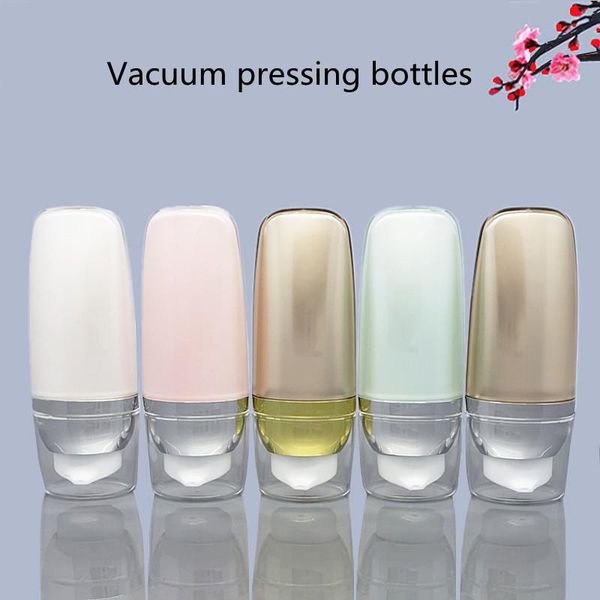 

storage bottles & jars wholesale 30ml/50ml cosmetic packaging container cleanser essence sunscreen bb cream airless pump vacuum bottle