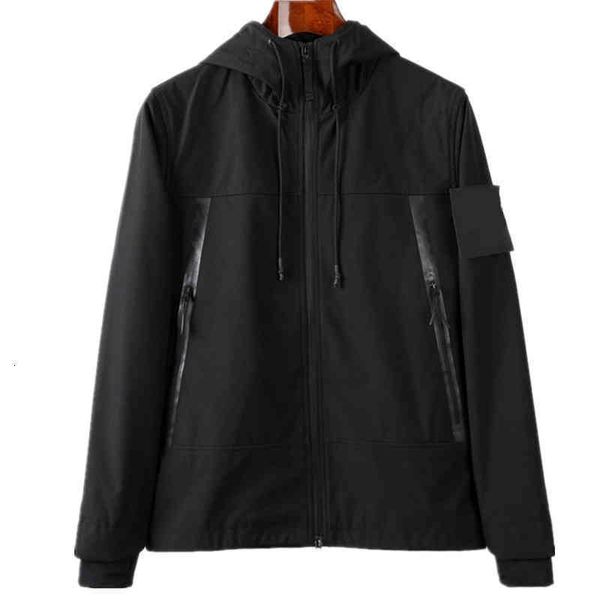 

men's jackets 2023ss spring autumn hoodies coats fashion mens jacket trend handsome casual coat thin hooded outerwear, Black;brown