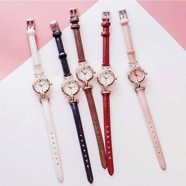 

wristwatches 2021 fashion luxury watches women bracelet star ladies quartz geometry simple clock female, Slivery;brown