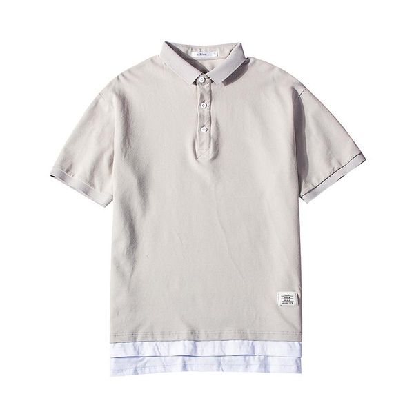 

men's polos henchiry summer man shirts breathable cotton golf clothing brand fashion, White;black