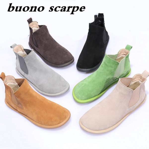 

boots 2021 emery leather fashion women's ankle flat shoes super, Black