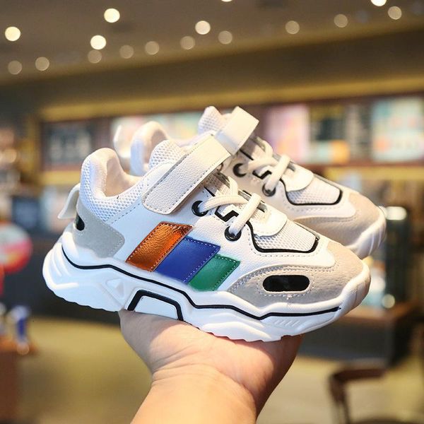 

sneakers 2021 autumn baby shoes girls children's kids breathable increasing cloth shoe girl small white, Black;red