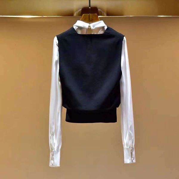 

knits spring summer fashion sweaters women sweetheart embroidery color block knitted jumpers ladies casual pullovers, White