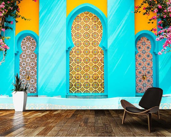 

wallpapers papel de parede morocco architecture city building 3d wallpaper,living room home tv wall bedroom papers decor mural