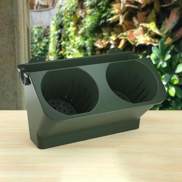 

self watering flower pot stackable wall planter garden pots hanging vertical succulents plant bonsai home planters &