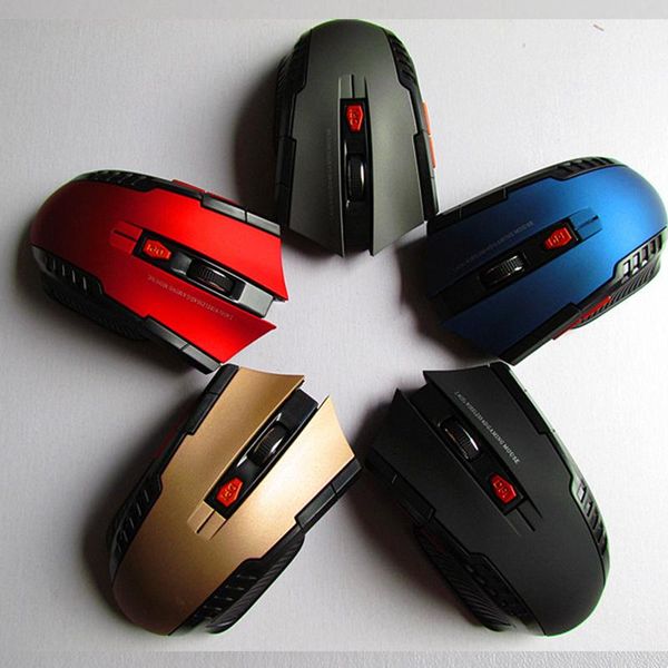 

mice 2pcs game wireless mouse mini 2.4ghz optical gamer for pc gaming lap with usb receiver drop