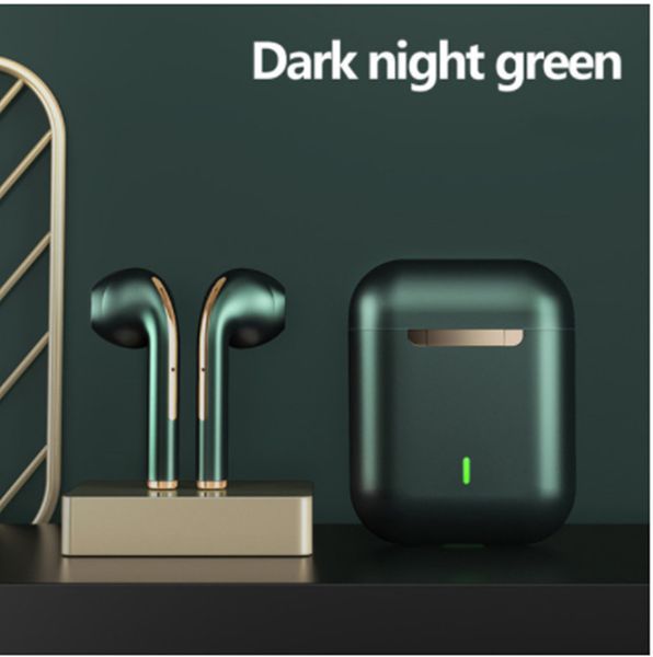 

new j18 wireless bluetooth headset anc metal headphones double ear private model tws5.0 custom power display touch ap2 ap3 with serial numbe