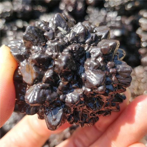 

decorative objects & figurines black diamond crystal prophecy rock carbonado ore specimens seer stones quartz natural mineral collection des