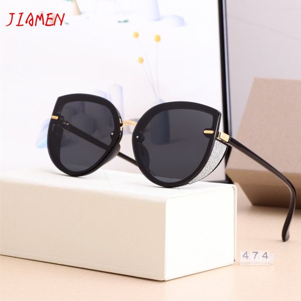 

designer cat eye sun women luxury brand designer vintage gradient glasses retro windproof sun glasses female eyewear uv400 zwg6 vnum, White;black