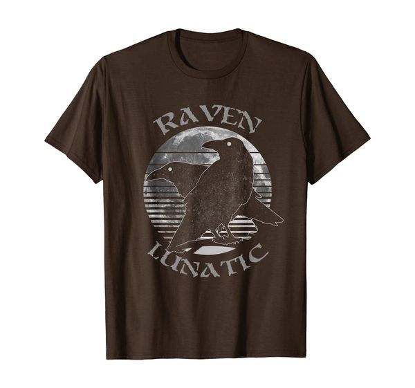 

Wiccan Witch Pagan Occult Raven Lunatic Retro Moon Gift T-Shirt, Mainly pictures