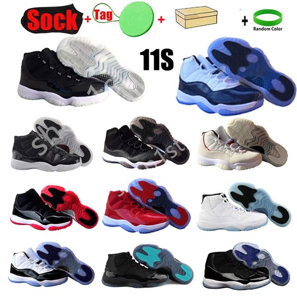 

11s basketball shoes space jam jubilee anniversary mens slam concord trainers legend blue design women university red unc bred high sneakers