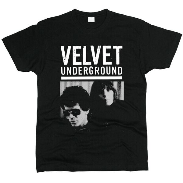 

velvet underground men t-shirt, White;black