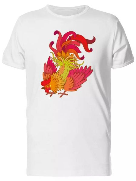 

Cool Red Fighting Cock Men's Tee -Image by Shutterstock, White;black