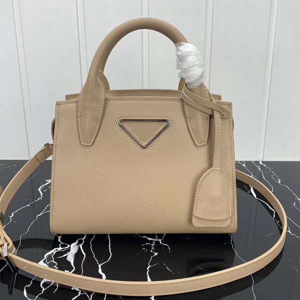 

women handbag crossbody purse genuine leather tote bag shoulder bag removable shoulder strap key buckle classic triangle logo