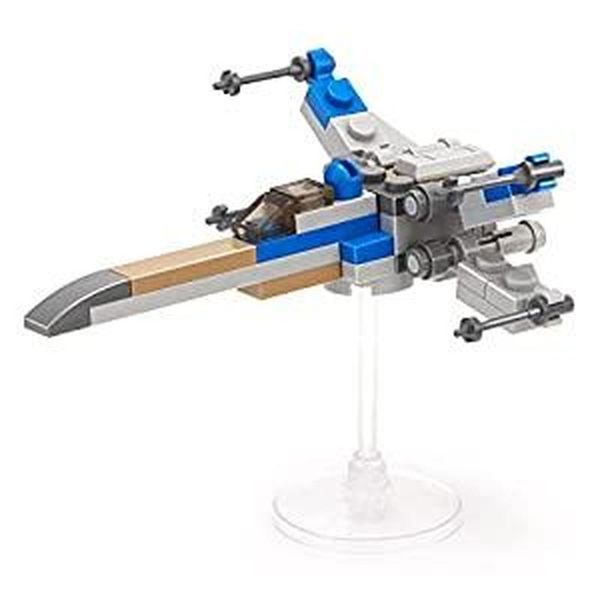 

star wars bo dameron x-fighter intelligence toys mini assembled building blocks gray version (47pcs particles)