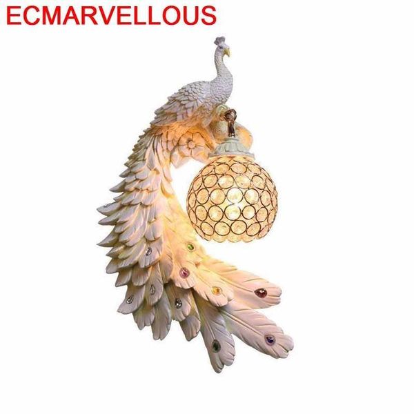 

wall lamp murale luminaria de parede indoor lampen modern penteadeira mirror crystal for home wandlamp luminaire bedroom light