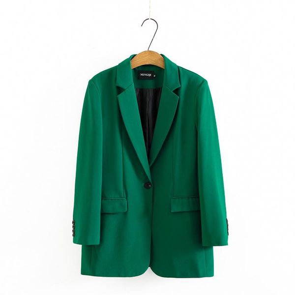 

women's suits & blazers spring autumn korean large size jackets casual clothing fashion one-button blazer suit ladies coats d436, White;black