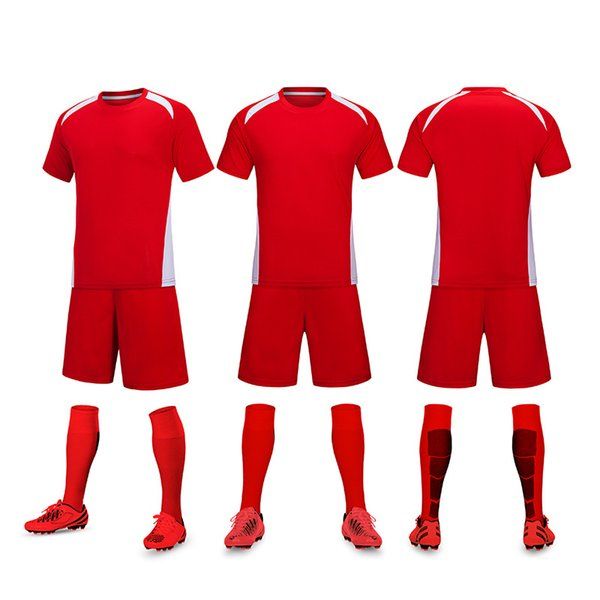 

20 21 short sleeve children's light board soccer sets jerseys football suit boys and girls' class team training dragon boat uni, Black
