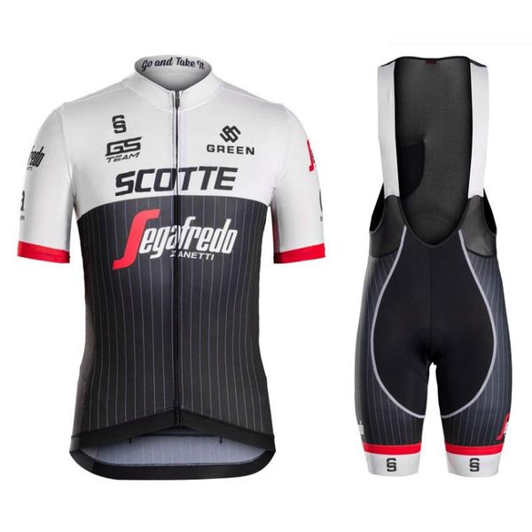 

racing sets 2021 gs scotte cycling jersey pro team men short sleeve clothing breathable mountain bicycle sportwear, Black;blue