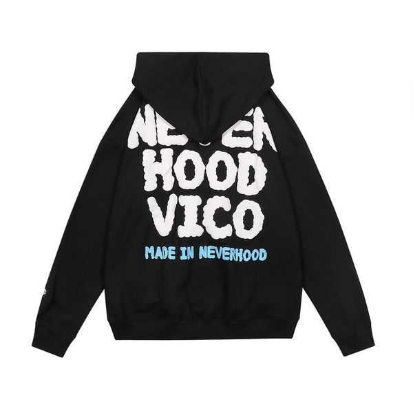 

men's hoodies & sweatshirts kimsere fashion hi street couple's oversized pullover hoodie letter printed harajuku hip hop sweatshir, Black