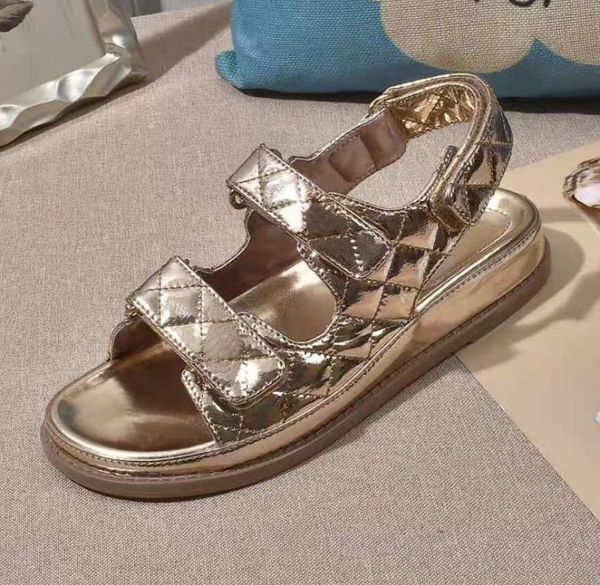 

genuine leather platform flat heel sandals summer celebrity street fashion designer women's beach shoes holiday sandalias, Black