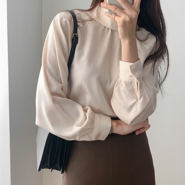 

dress office lady outfits sleeve blouses and high waist long skirt elegant two piece sets korean style women suit qyz2 h4pq, Black;gray