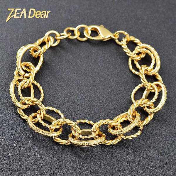 

link, chain zea dear jewelry selling findings round bracelet for women link wedding gift, Black