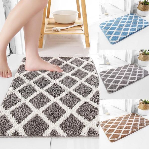 

bath mats geometric mat thicken carpet rugs toilet bathtub room living door bathroom absorbent foot floor b
