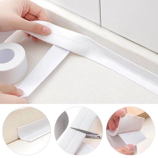 

wall stickers 3.2m bathroom shower kitchen caulk-strip sealing-tape caulk strip self adhesive waterproof anti-mildew sticker edge tape