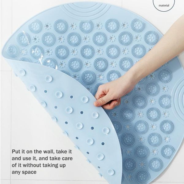 

bath mats bathroom non-slip mat safety shower foot massage pad carpet floor drainage suction cup brush