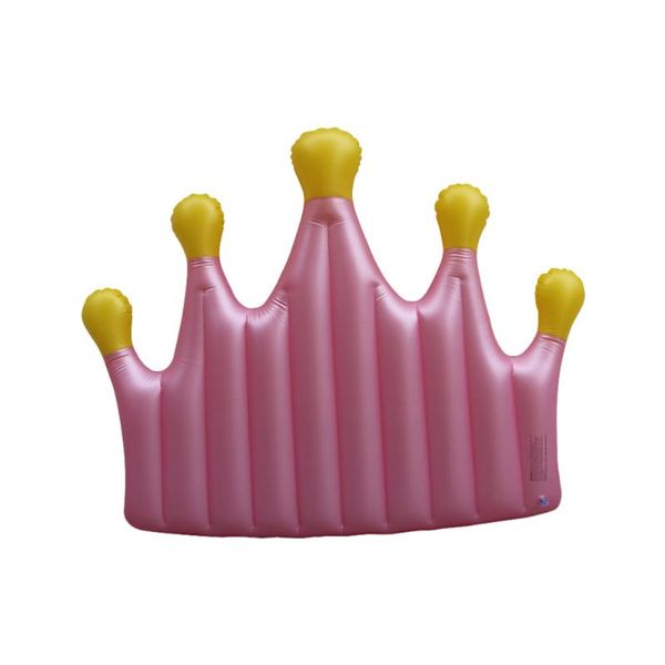 

inflatable floats & tubes 1pc crown shape float bed floating swimming pool mat water cushion