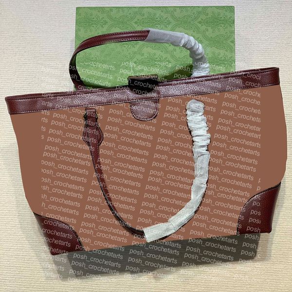 

fashion women's ophidia totes for sale genuine leather trim large tote beige & burgundy bags
