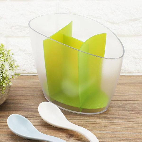 

kitchen storage & organization 3 compartment detachable chopsticks rack cutlery tool organizer home tableware draining racks