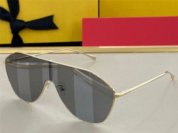 

0405 new fashion sunglasses with uv protection for women vintage oval one lens metal full frame advanced popular come with case, White;black