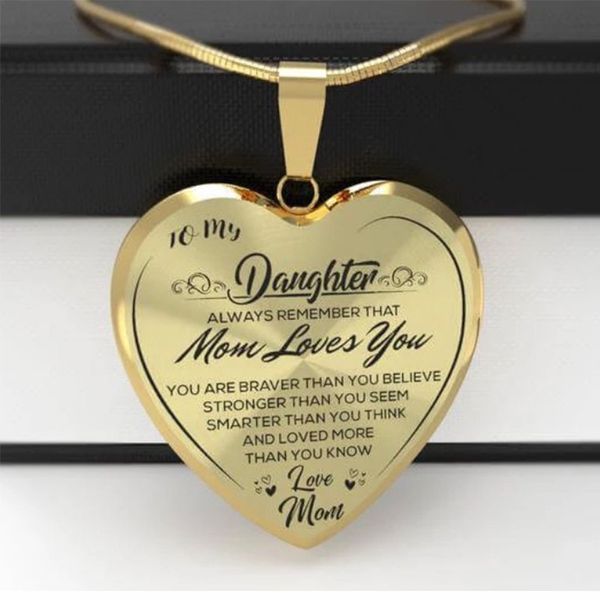 

budrovky daughter mother necklace princess clavicle chain daughter loves mom pendant mothers day gift jewelry for motherdio chan contact, Silver