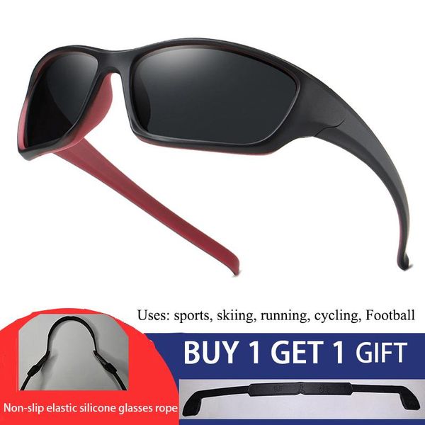 

sunglasses aoron men polarized outdoor sport male goggle sun glasses uv400 protection anti-glare tr frame, White;black