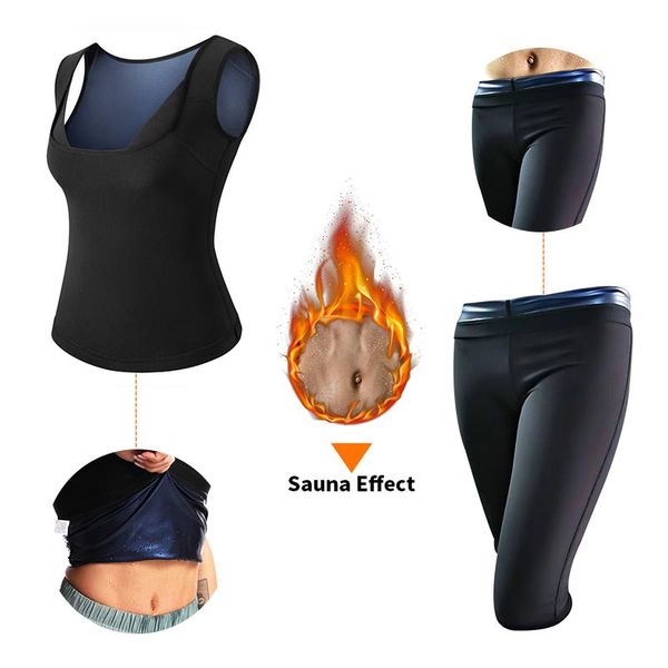 

women's shapers mukatu sweat vest women polymer waist trainer weight loss shapewear tummy slimming sheath workout body shaper corset fa, Black;white