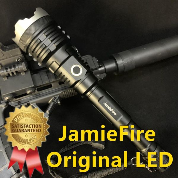 

[ jamiefire led] powerful torch usb rechargeable lanterna tactical hunting 21700 zoom lamp power flash light zoomable flashlights torches