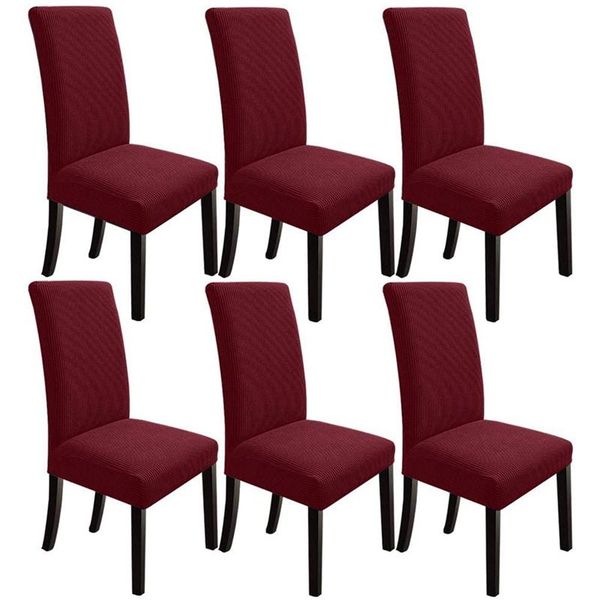 

dining chair covers room slipcovers slipcover for set of 6,wine red