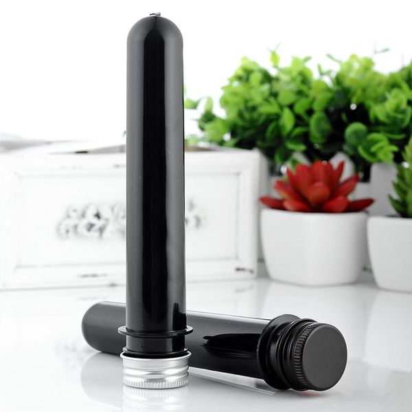 

2pcs 50ml mask test tube bath salt shaker black bottle high grade sub-bottle aluminum cap wholesale bq102 wine glasses