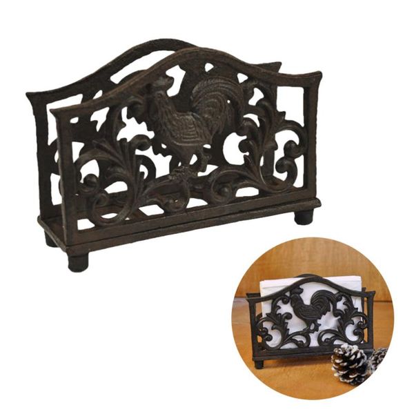

tissue boxes & napkins hollow out cast iron holder desknapkin stand creative serviette organizer for el home restaurant (im