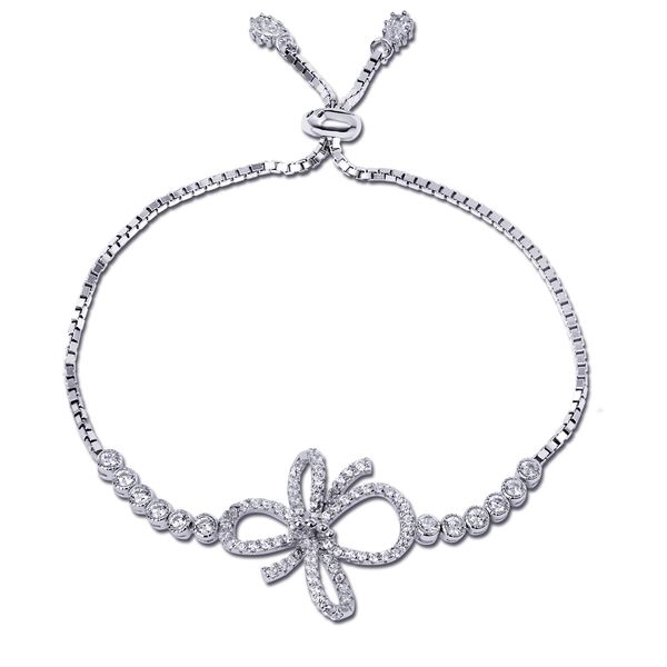 

22cm adjustable strap bracelet real 925 sterling silver pave shiny cubic zircon gorgeous jewellery fast delivery wedding jewelry, Golden;silver