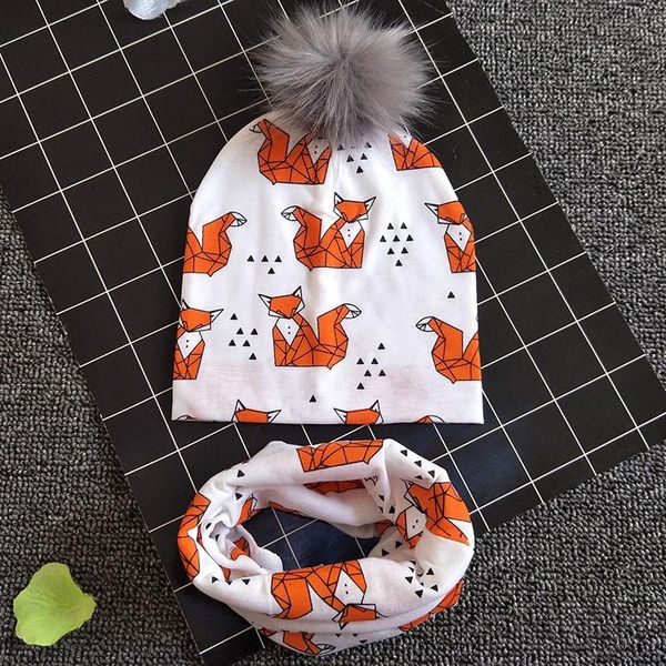 

caps & hats baby printed detachable gray wool hat cap collar 2pc czapka dziecko born pography props, Yellow