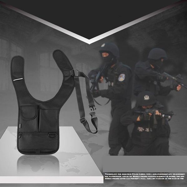 

outdoor bags 1pcs sports military army agent invisible infantry field pack shoulder anti-theft armpit tactical bag